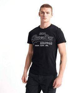 T-SHIRT SUPERDRY VINTAGE LOGO OUTLINE POP M1010133A ����� (M)