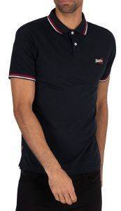 T-SHIRT POLO SUPERDRY CLASSIC MICRO LITE TIPPED M1110012A   (L)