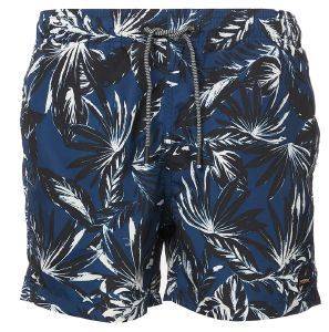 BOXER SUPERDRY EDIT SWIM M3010006A FLORAL ΣΚΟΥΡΟ ΜΠΛΕ