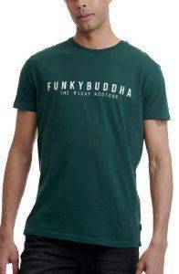 T-SHIRT FUNKY BUDDHA FBM00100804 ΣΚΟΥΡΟ ΠΡΑΣΙΝΟ (M) T-SHIRT FUNKY BUDDHA FBM00100804 ΣΚΟΥΡΟ ΠΡΑΣΙΝΟ (M)
