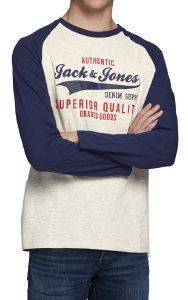 ΜΠΛΟΥΖΑ ΜΑΚΡΥΜΑΝΙΚΗ JACK & JONES JJERAGLAN LOGO 12172365 ΣΚΟΥΡΟ ΜΠΛΕ/ΓΚΡΙ ΜΕΛΑΝΖΕ (M) ΜΠΛΟΥΖΑ ΜΑΚΡΥΜΑΝΙΚΗ JACK & JONES JJERAGLAN LOGO 12172365 ΣΚΟΥΡΟ ΜΠΛΕ/ΓΚΡΙ ΜΕΛΑΝΖΕ (M)