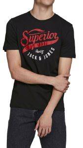 T-SHIRT JACK & JONES JJELOGO 12172368 ΜΑΥΡΟ (S) T-SHIRT JACK & JONES JJELOGO 12172368 ΜΑΥΡΟ (S)