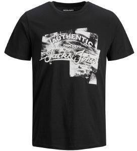 T-SHIRT JACK & JONES JJDEN 12175081 ΜΑΥΡΟ (S) T-SHIRT JACK & JONES JJDEN 12175081 ΜΑΥΡΟ (S)
