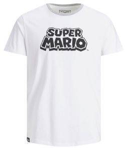 T-SHIRT JACK & JONES JCOSUPER MARIO PRINT 12180630 ΛΕΥΚΟ (S) T-SHIRT JACK & JONES JCOSUPER MARIO PRINT 12180630 ΛΕΥΚΟ (S)