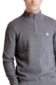 TIMBERLAND ΠΟΥΛΟΒΕΡ TIMBERLAND WILLIAMS RIVER 1/2 ZIP TB0A2BMX ΣΚΟΥΡΟ ΓΚΡΙ ΜΕΛΑΝΖΕ