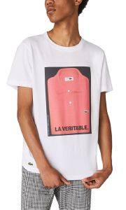 T-SHIRT LACOSTE TH1548 001 ΛΕΥΚΟ (M) T-SHIRT LACOSTE TH1548 001 ΛΕΥΚΟ (M)