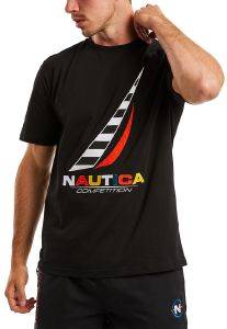 T-SHIRT NAUTICA COMPETITION N7C00081 ΜΑΥΡΟ