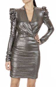 ΦΟΡΕΜΑ REPLAY W9688 .000.80907 010 ΜΕΤΑΛΛΙΖΕ ΜΑΥΡΟ/ΑΣΗΜΙ