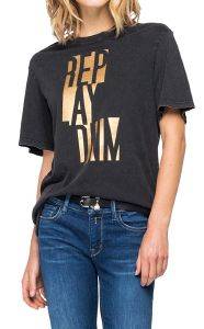 T-SHIRT REPLAY DNM W3315F.000.22658M 099 ΜΑΥΡΟ (S) T-SHIRT REPLAY DNM W3315F.000.22658M 099 ΜΑΥΡΟ (S)
