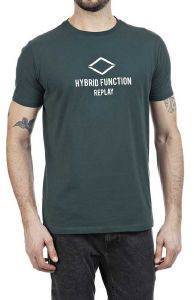 T-SHIRT REPLAY M3148 .000.2660 135 ΣΚΟΥΡΟ ΠΡΑΣΙΝΟ (M) T-SHIRT REPLAY M3148 .000.2660 135 ΣΚΟΥΡΟ ΠΡΑΣΙΝΟ (M)