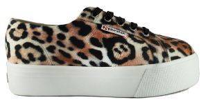  SUPERGA 2790-FANVELVETW S00GZJ0 FLATFORM LEOPARD /