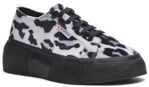  SUPERGA 2287-FANVELVETW S111VJW FLATFORM LEOPARD / (39)