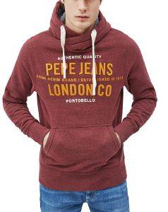 HOODIE PEPE JEANS NEVILLE PM581620 ΜΠΟΡΝΤΩ (XL) HOODIE PEPE JEANS NEVILLE PM581620 ΜΠΟΡΝΤΩ (XL)