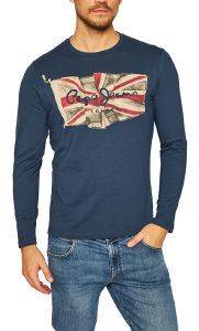 ΜΠΛΟΥΖΑ ΜΑΚΡΥΜΑΝΙΚΙ PEPE JEANS FLAG LOGO PM501326/595 ΣΚΟΥΡΟ ΜΠΛΕ (M) ΜΠΛΟΥΖΑ ΜΑΚΡΥΜΑΝΙΚΙ PEPE JEANS FLAG LOGO PM501326/595 ΣΚΟΥΡΟ ΜΠΛΕ (M)