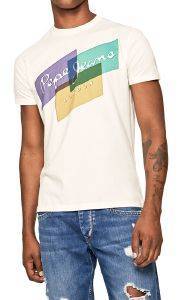 T-SHIRT PEPE JEANS MORRISON PM507291 ΕΚΡΟΥ