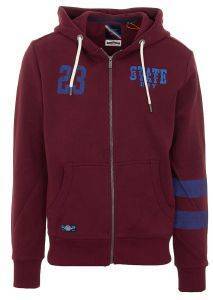 HOODIE ΜΕ ΦΕΡΜΟΥΑΡ SUPERDRY T&F CLASSIC M2010461A ΜΠΟΡΝΤΩ (L) HOODIE ΜΕ ΦΕΡΜΟΥΑΡ SUPERDRY T&F CLASSIC M2010461A ΜΠΟΡΝΤΩ (L)
