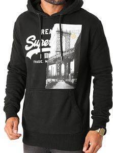 HOODIE SUPERDRY VL NYC PHOTO M2010433B ΜΑΥΡΟ (XXL) HOODIE SUPERDRY VL NYC PHOTO M2010433B ΜΑΥΡΟ (XXL)