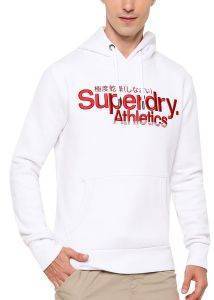 HOODIE SUPERDRY CL ATH M2010417A ΛΕΥΚΟ (M) HOODIE SUPERDRY CL ATH M2010417A ΛΕΥΚΟ (M)
