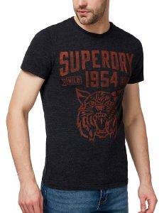 T-SHIRT SUPERDRY RW CLASSIC M1010417A ΜΑΥΡΟ ΜΕΛΑΝΖΕ (M) T-SHIRT SUPERDRY RW CLASSIC M1010417A ΜΑΥΡΟ ΜΕΛΑΝΖΕ (M)