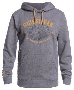 HOODIE QUIKSILVER BIG LOGO SNOW EQYFT04121 ΓΚΡΙ ΜΕΛΑΝΖΕ