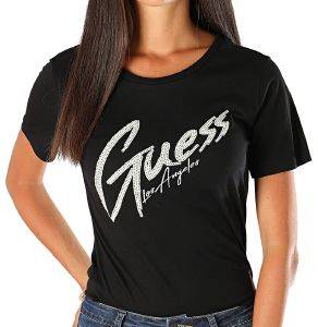 T-SHIRT GUESS GENNY W0YI0HK46D1 ΜΑΥΡΟ (L) T-SHIRT GUESS GENNY W0YI0HK46D1 ΜΑΥΡΟ (L)