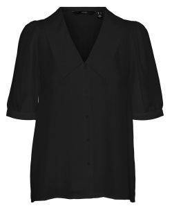 ΠΟΥΚΑΜΙΣΟ VERO MODA VMPOEL 10247261 ΜΑΥΡΟ