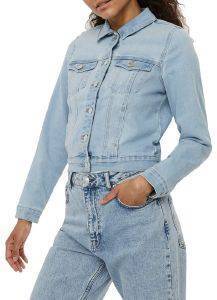 ΤΖΑΚΕΤ VERO MODA VMFAITH 10240482 JEAN ΑΝΟΙΧΤΟ ΜΠΛΕ