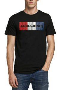 T-SHIRT JACK & JONES JJECORPLOGO PLAY 12151955 ΜΑΥΡΟ (XL) T-SHIRT JACK & JONES JJECORPLOGO PLAY 12151955 ΜΑΥΡΟ (XL)