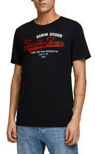 T-SHIRT JACK & JONES JJELOGO 12180867 ΜΑΥΡΟ (XL) T-SHIRT JACK & JONES JJELOGO 12180867 ΜΑΥΡΟ (XL)