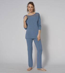 ΣΕΤ ΠΥΤΖΑΜΕΣ TRIUMPH AMOURETTE PK LSL 01 ΜΠΛΕ (44) ΣΕΤ ΠΥΤΖΑΜΕΣ TRIUMPH AMOURETTE PK LSL 01 ΜΠΛΕ (44)