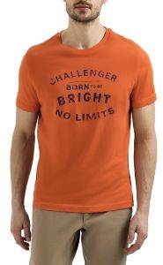 T-SHIRT CAMEL ACTIVE PRINT BORN TO BE BRIGHT C93-409646-5T08-55 ΠΟΡΤΟΚΑΛΙ