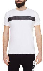 T-SHIRT REPLAY WITH CONTRASTING STRIPE M3364 .000.2660 001 ΛΕΥΚΟ (M) T-SHIRT REPLAY WITH CONTRASTING STRIPE M3364 .000.2660 001 ΛΕΥΚΟ (M)