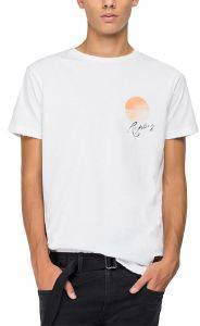 T-SHIRT REPLAY WITH REPLAY PRINT AND TIGER M3386 .000.22662G 001 ΛΕΥΚΟ (XL) T-SHIRT REPLAY WITH REPLAY PRINT AND TIGER M3386 .000.22662G 001 ΛΕΥΚΟ (XL)