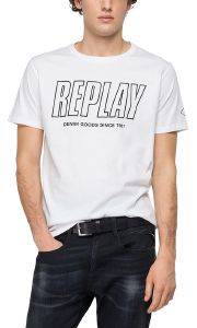 T-SHIRT REPLAY DENIM GOODS M3395 .000.2660 001 ΛΕΥΚΟ (M) T-SHIRT REPLAY DENIM GOODS M3395 .000.2660 001 ΛΕΥΚΟ (M)