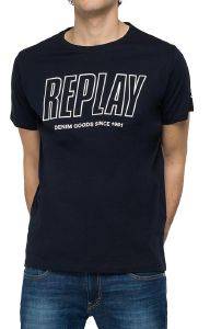 T-SHIRT REPLAY DENIM GOODS M3395 .000.2660 890 ΣΚΟΥΡΟ ΜΠΛΕ (L) T-SHIRT REPLAY DENIM GOODS M3395 .000.2660 890 ΣΚΟΥΡΟ ΜΠΛΕ (L)