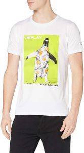 T-SHIRT REPLAY M3410 .000.2660 001 ΛΕΥΚΟ