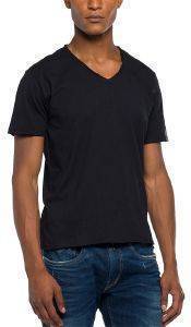 T-SHIRT REPLAY V-NECK M3591 .000.2660 098 M���� (L)
