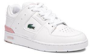 LACOSTE ΠΑΠΟΥΤΣΙ LACOSTE COURT CAGE 0 41SFA0056 ΛΕΥΚΟ/ΡΟΖ