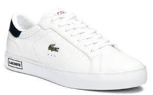 ΠΑΠΟΥΤΣΙ LACOSTE POWERCOURT 072 41SMA0028 ΛΕΥΚΟ/ΣΚΟΥΡΟ ΜΠΛΕ/ΚΟΚΚΙΝΟ