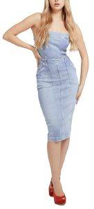 ΦΟΡΕΜΑ GUESS UMA W1GK19D3ZT7 DENIM ΑΝΟΙΧΤΟ ΜΠΛΕ (M) ΦΟΡΕΜΑ GUESS UMA W1GK19D3ZT7 DENIM ΑΝΟΙΧΤΟ ΜΠΛΕ (M)