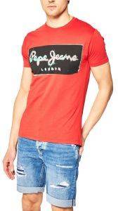 T-SHIRT PEPE JEANS POPLAR PM507225 ΚΟΚΚΙΝΟ (M) T-SHIRT PEPE JEANS POPLAR PM507225 ΚΟΚΚΙΝΟ (M)