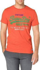 T-SHIRT SUPERDRY VL TRI M1011201A ΠΟΡΤΟΚΑΛΙ