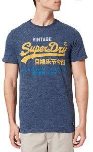 T-SHIRT SUPERDRY VL TRI M1011201A ΣΚΟΥΡΟ ΜΠΛΕ ΜΕΛΑΝΖΕ (L) T-SHIRT SUPERDRY VL TRI M1011201A ΣΚΟΥΡΟ ΜΠΛΕ ΜΕΛΑΝΖΕ (L)