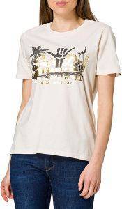 T-SHIRT SUPERDRY VL ITAGO W1010510A CREAM  (S)