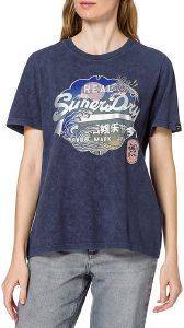 T-SHIRT SUPERDRY VL ITAGO W1010510A ΣΚΟΥΡΟ ΜΠΛΕ (M) T-SHIRT SUPERDRY VL ITAGO W1010510A ΣΚΟΥΡΟ ΜΠΛΕ (M)