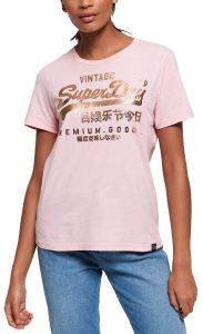 T-SHIRT SUPERDRY PREMIUM GOODS FOIL INFILL W1010715A ΡΟΖ (L) T-SHIRT SUPERDRY PREMIUM GOODS FOIL INFILL W1010715A ΡΟΖ (L)