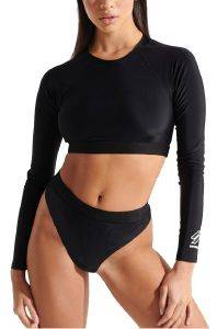 BIKINI TOP SUPERDRY LS CROP RASHIE W3010210A 