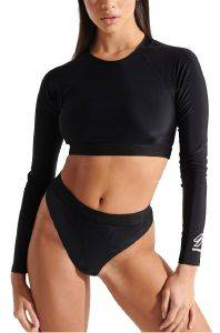 BIKINI TOP SUPERDRY LS CROP RASHIE W3010210A ΜΑΥΡΟ (M) BIKINI TOP SUPERDRY LS CROP RASHIE W3010210A ΜΑΥΡΟ (M)