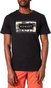 T-SHIRT HURLEY WHITE PALM HSP21SMT01467 ΜΑΥΡΟ (S) T-SHIRT HURLEY WHITE PALM HSP21SMT01467 ΜΑΥΡΟ (S)