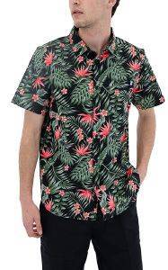  HURLEY FLORAL PRINTED WOVEN HSP21SMT01679  (XL)